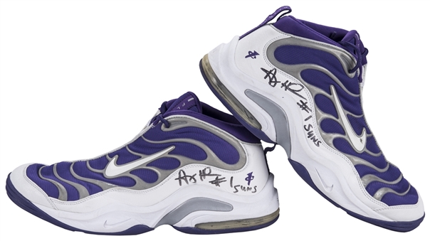 1999 Anfernee Hardaway Game Used Phoenix Suns Nike Sneakers (Player LOA & JSA)